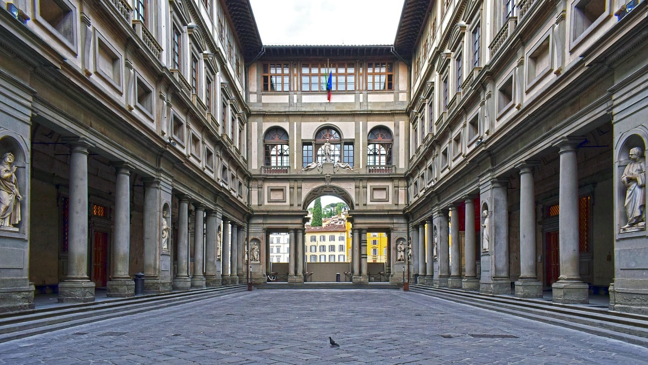 מבנה גלריית האופיצי בפירנצה