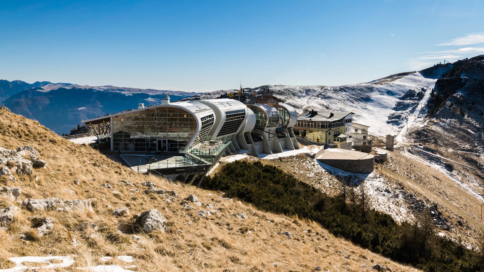 תחנת הרכבל העליונה בהר באלדו